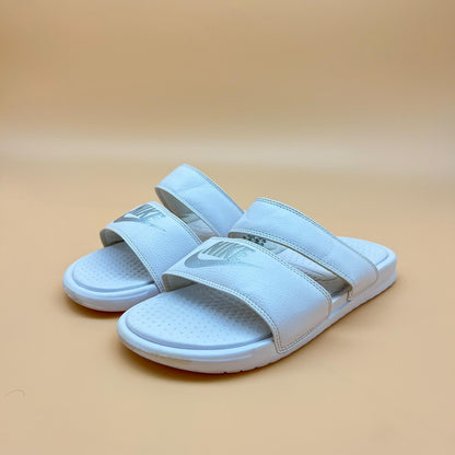 Nike Benassi Duo Ultra Slides - White