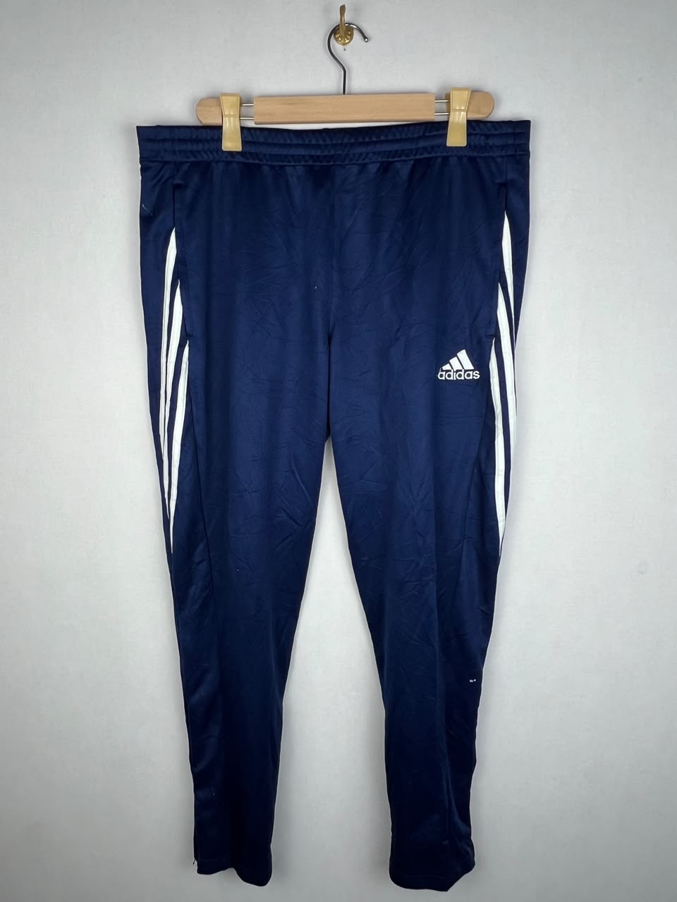 Adidas Tiro 21 Men's Navy Blue White 3-Stripes Training Track Pants