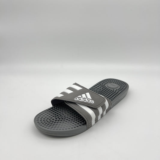 Massage footbed recovery slides
